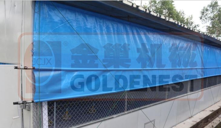 Poultry Chicken Farming House Shed Side Wall PVC Curtain System